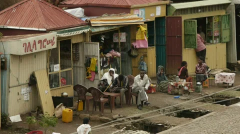 African shop Stock Footage 29688325