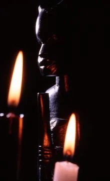 African statue Foto stock