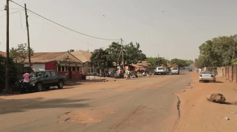 African street environment Stockbeeldmateriaal 64306142