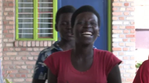 African Students In A School In Rwanda Stock Footage 44829706