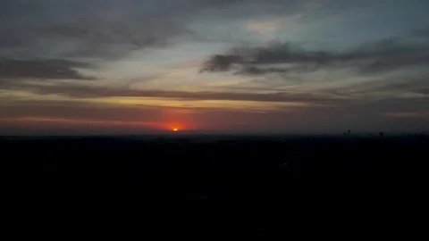 African sunrise Stockbeeldmateriaal 194476521