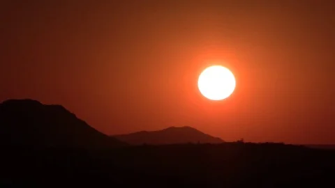 African sunset Stock Footage 71294817