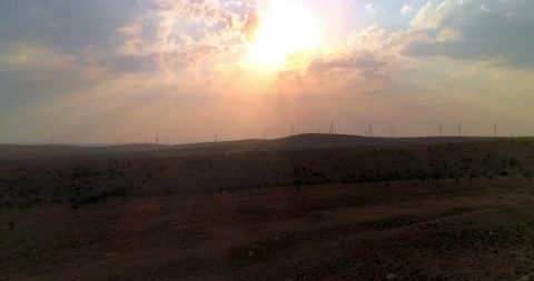 African Sunset Stock Footage 148182010