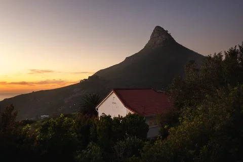 African sunset Stock Photos