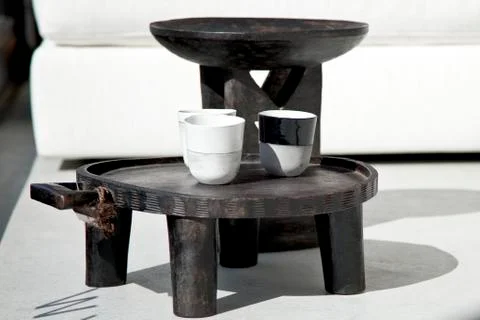 African tea table Stock Photos