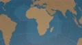 african tectonic plate extruded on disc. solid colors. 4k 4k or 4k+ Resolution