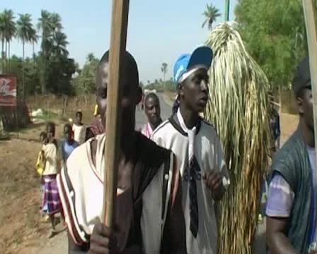 African traditional dance Stock Footage 12664900
