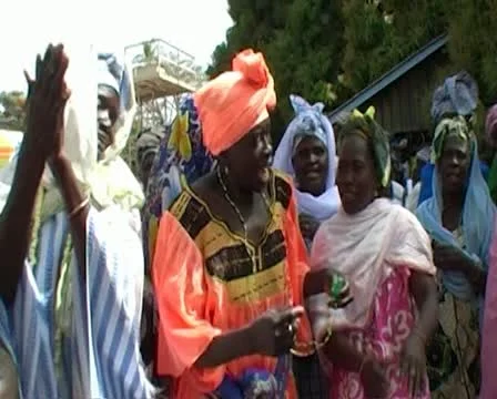 African traditional dance Stock Footage 12664932