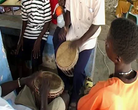 African traditional dance Stock Footage
