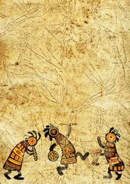 African traditional patterns Stock Illustration