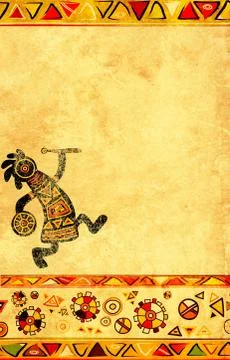 African traditional patterns Stock Illustration
