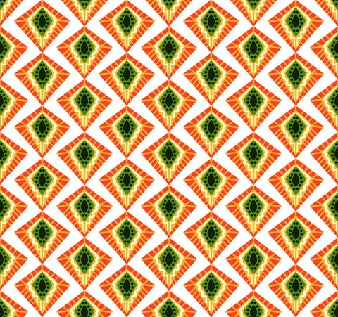African tribal ethnic pattern seamless traditional Design. Happy Kwanzaa Stock Illustration