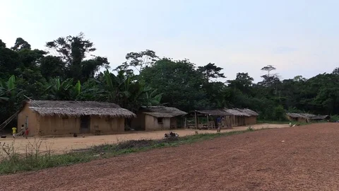 African village Stock Footage 81531892