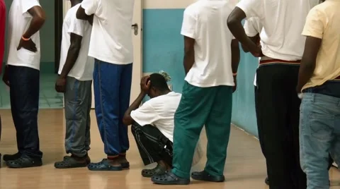 Africans migrats in Sicily Stock-Footage 53229701