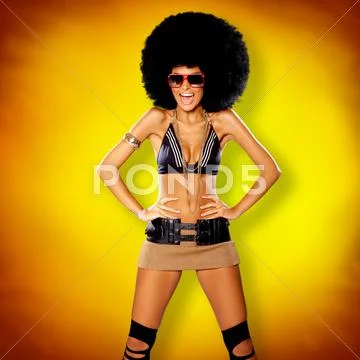 Afro girl Stock Photos