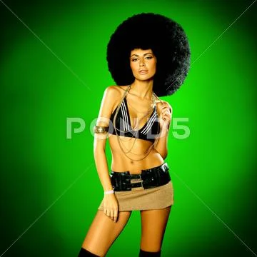 Afro girl Stock Photos