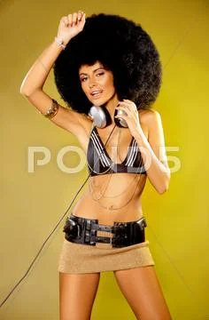 Afro girl Stock Photos