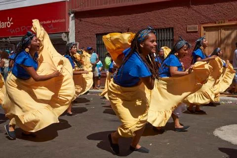 Afrodescendiente Dance Group Stock Photos