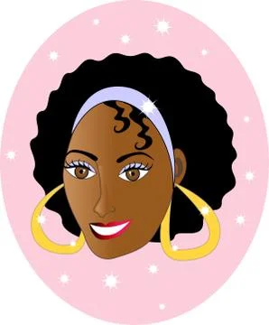 AfroGirl Stock Illustration