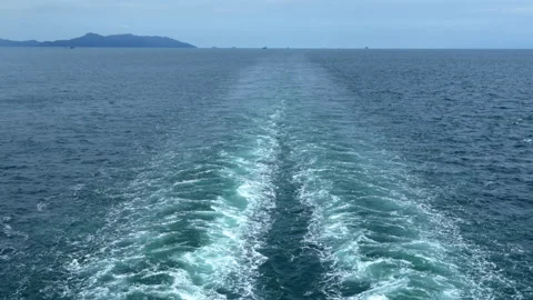 Aft of the cruise ship. Stock-Footage 260776743