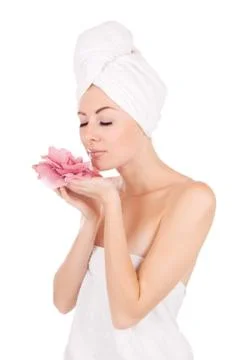 After bath Stock Photos