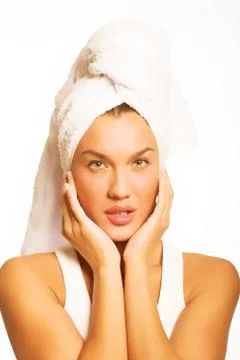 After bath Stock Photos