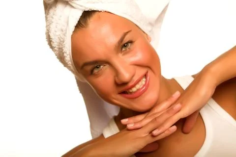 After bath Stock Photos