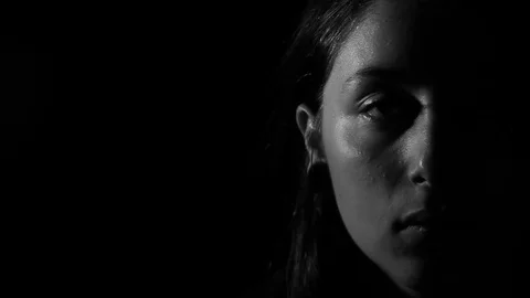 After Crying Stock Footage 79669549