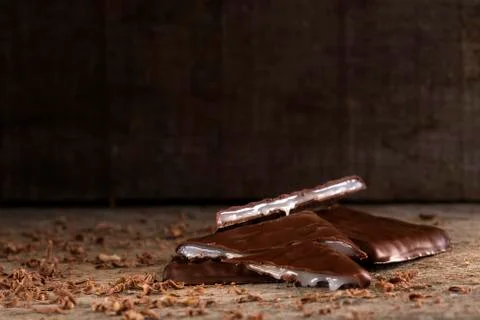 After dinner mints chocolate Foto stock