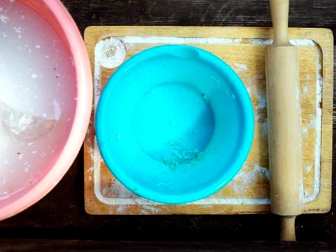 After dough rolling Photos
