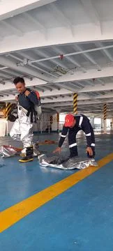 After drill on board Stock Photos