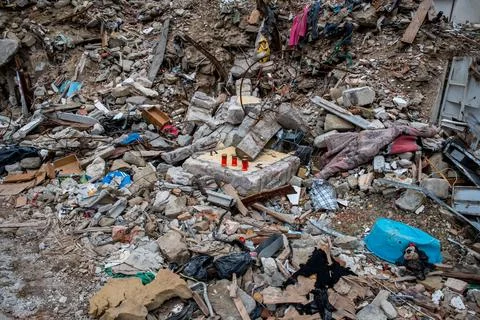 After the earthquake Stock Photos