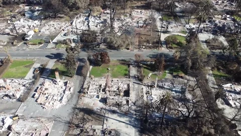 After the Eaton Fire Altadena CA February 2025 018 Stock Footage 326265929