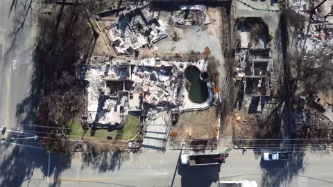 After the Eaton Fire Altadena CA February 2025 012 Stock Footage 326266022