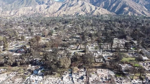 After the Eaton Fire Altadena CA February 2025 006 Stock Footage 326266103