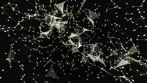 After effect rendered abstract plexus shapes Stock Footage 101519378