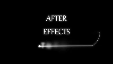 After Effects motion graphics tutorial loading bar white glowing line progr.. Stock Footage 316203433