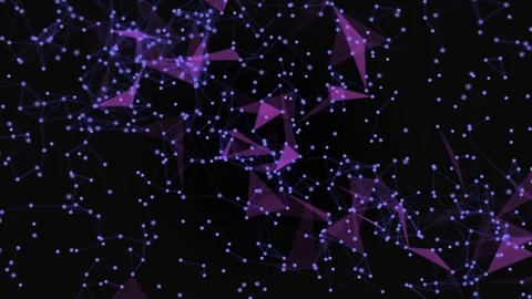 After effects rendered abstract plexus shapes. 動画素材 101519380