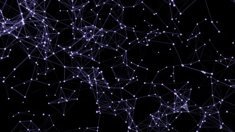 After effects rendered abstract plexus shapes. Stock Footage 101519388