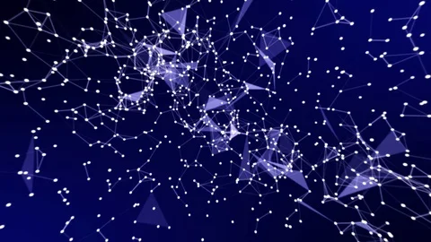 After effects rendered abstract plexus shapes. 動画素材 101519389