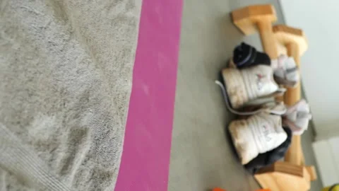 AFTER EXERCISE Video stock 141238878