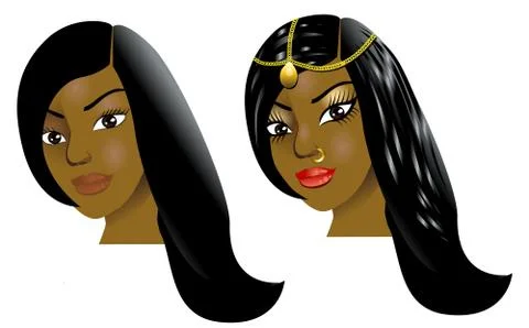 Before After Face Stock Illustration