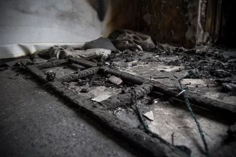 After the fire Stock Photos