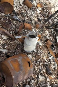 After a fire Stock Photos