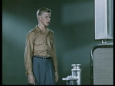 After getting hit by a car, a boy dreams about his personified good and bad Video stock 75307789