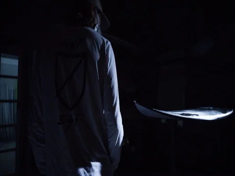 After glassing a surfboard Video stock 78317683