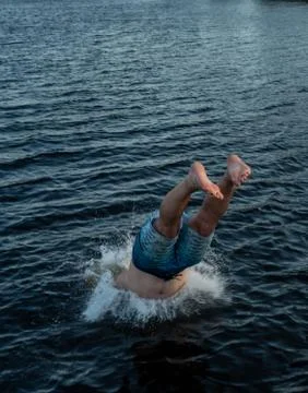 After the Jump 写真素材