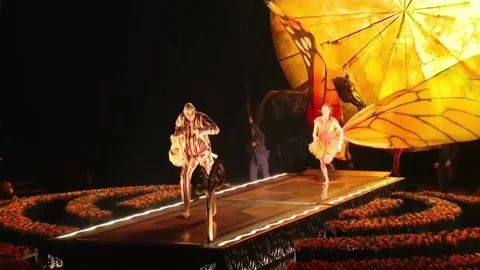 After more than two years, Cirque du Soleil returns to set up its tent in Europe Stock Footage 204110498