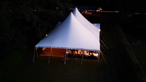 After Party Drone Shot Video stock 272167146