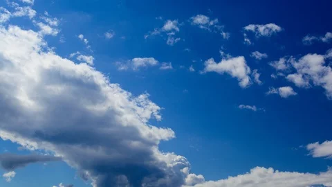 After rain background moving cloud timlapse in sunny day blue sky 스톡 동영상 91890889